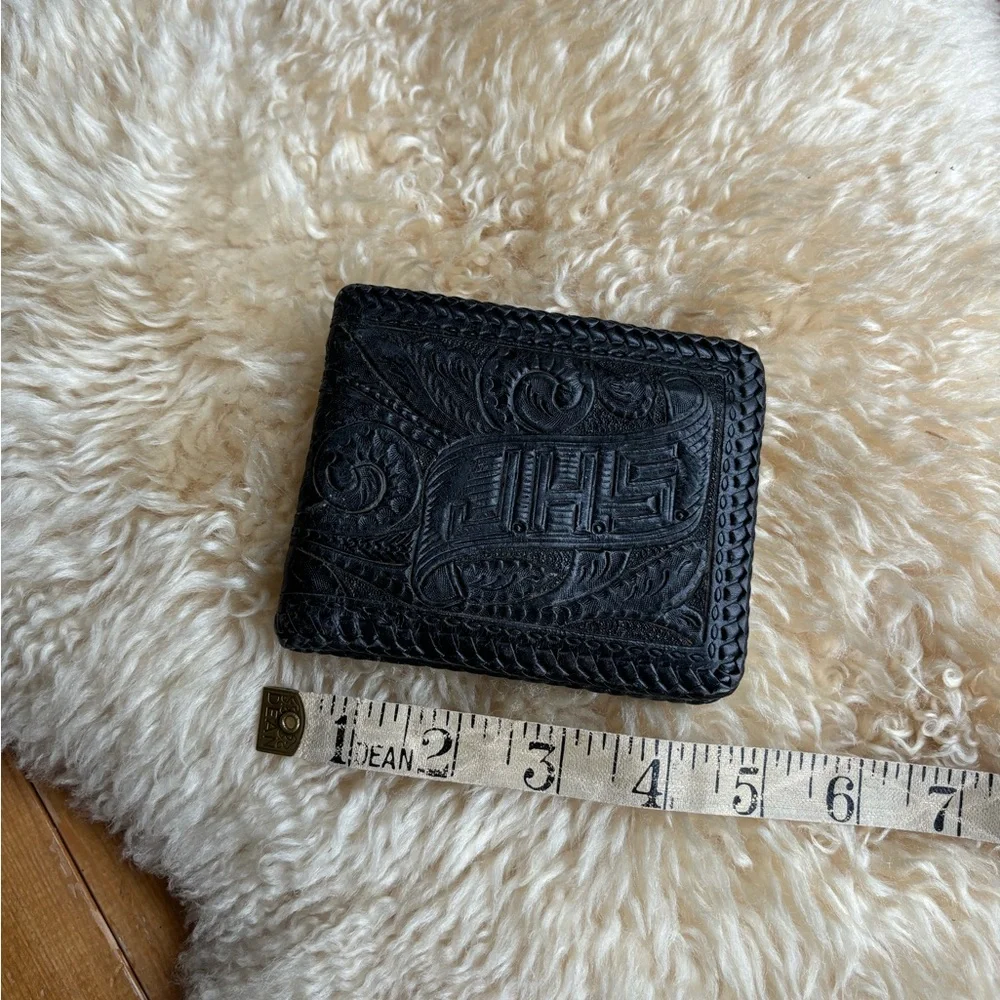 Vintage Tooled Leather Wallet